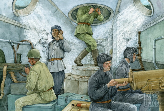 В бронепоезде