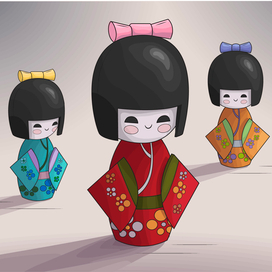 kokeshi dolls