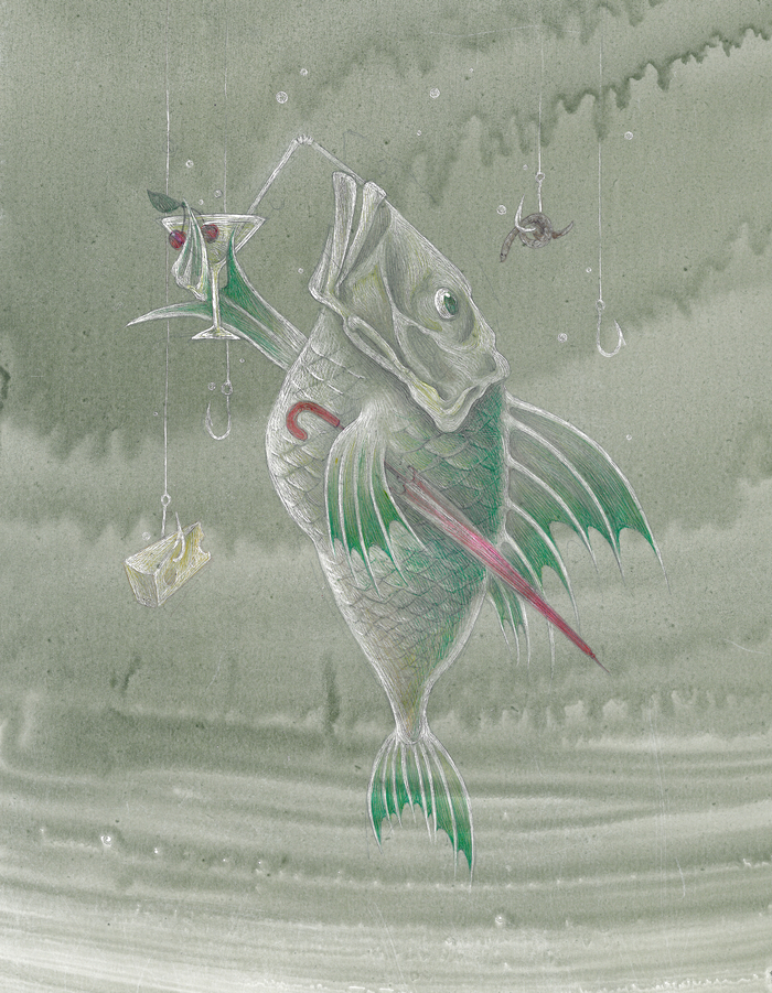 Зачем рыбе зонтик.