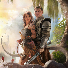 портрет семейной пары