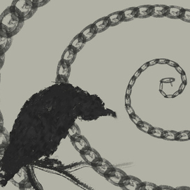 Ворона и спираль