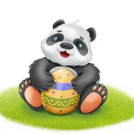 Пасхальный панда 