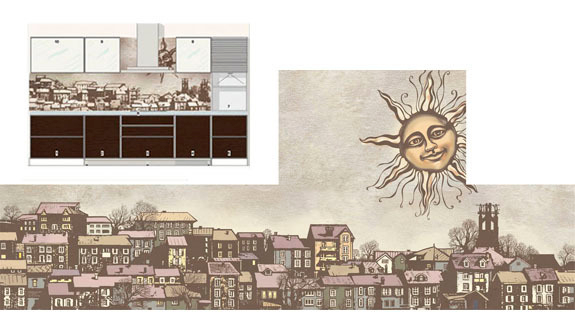 "Фартук" для кухни"