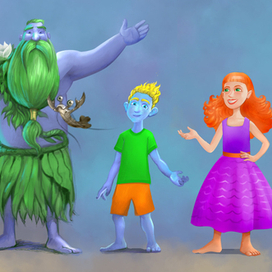 Эскизы персонажей