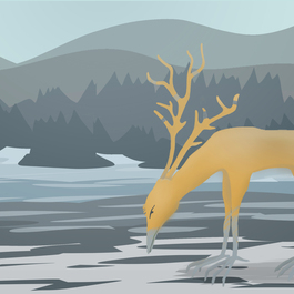 Ледяной олень