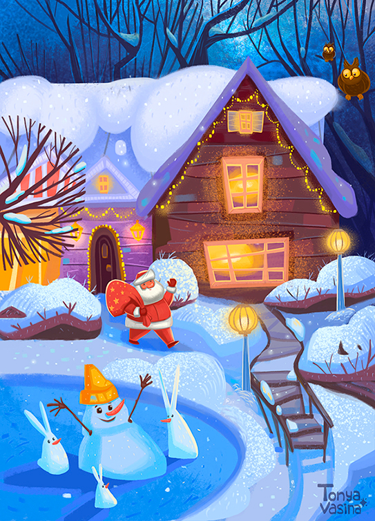 Дедушка мороз и его друзья