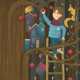 Осень и зверюшки 2