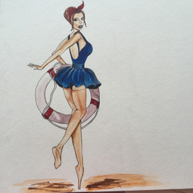 pin-up girl