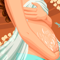 Иллюстрации для магазина косметики для беременных