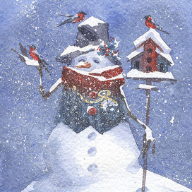 "В компании снегирей"