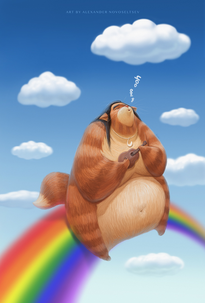 Поющий кот!)