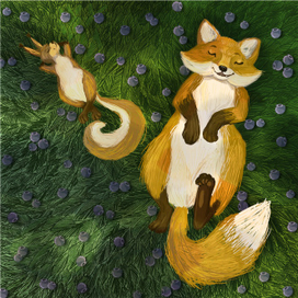 На черничной полянке