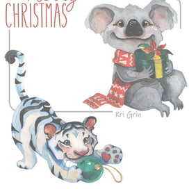 Рождественские стикеры