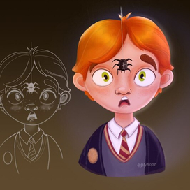 Рон Уизли, фанарт