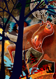 Лось осенний