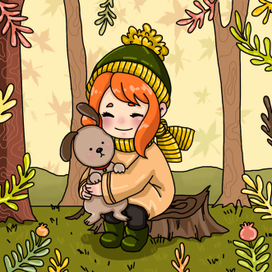 Осенняя иллюстрация