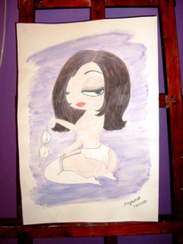 Мультяшная девушка