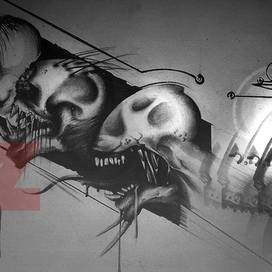 ...головы,графика