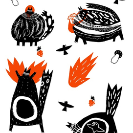 Стикерпак "Хтонические коты"