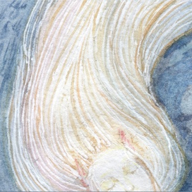 Офелия. Иллюстрация к роману Анны Семироль. Фрагмент.