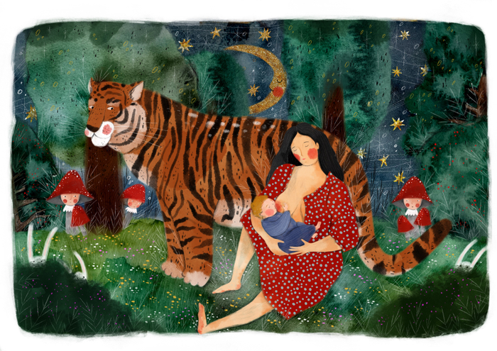 Кормящая лесная