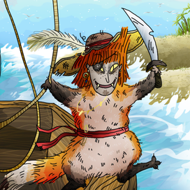 Пушистый пират