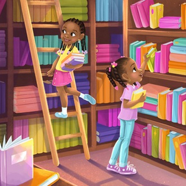 Разворот для детской книги