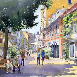 Germany Baden-Baden Lange str 