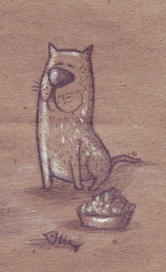 довольный кот)