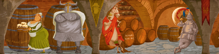 фрагмент оформления  отдела "Напитки"))