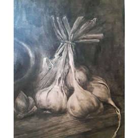 чесночные луковицы