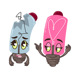 Персонаж лампочка