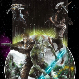 Обложка для книги Юрия Стерха "Зотэрианец: Зов забытых Богов".