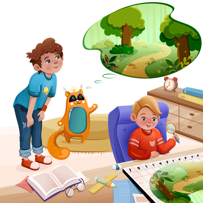 Котобот рассказывает о Волшебном лесе