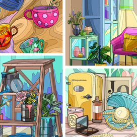 Раскраски на тему дизайна, красоты и творчества