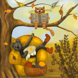 Magic Forest Inhabitants / Соболь и Кот