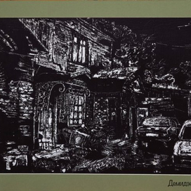 пейзаж графика 