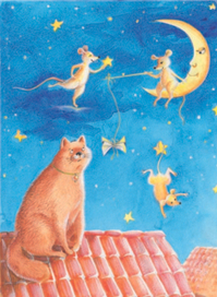 Кот и лунные мыши