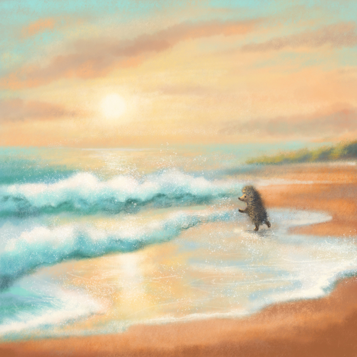 С.Козлов «Ежик и море»