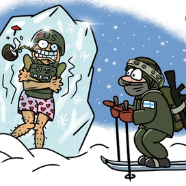 Карикатура для интернет-журнала "ЖОЖ"