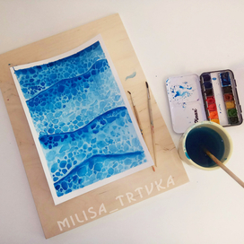 Акварельное море 