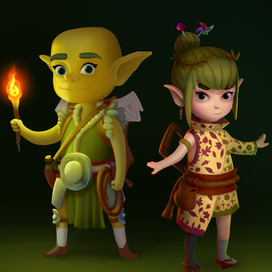 мимимишные персонажи в серьёзном стиле 