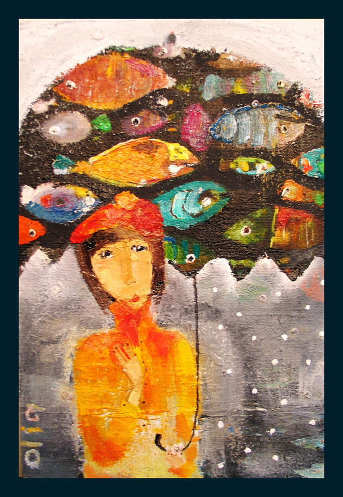 ‎"А иногда она грустила и в лужах отражения рыб грустили вместе с ней..."