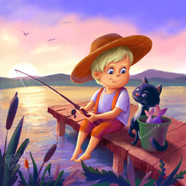 Вечерняя рыбалка