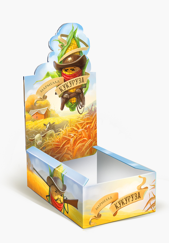 Иллюстрация для упаковки мармелада