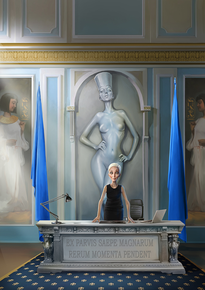 Тереза в кабинете "Клеопатра"