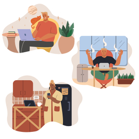 Работа дома