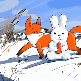 Лиса и заяц: а вдруг съедобный?