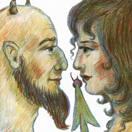 Сатир и нимфа