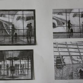 Эскизы для работы Аэропорт.